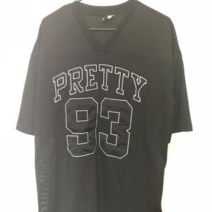 Pretty Oversized jersey top